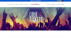 Desktop Screenshot of lulutickets.com